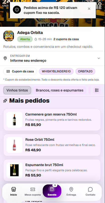 Loja Adega Orbita