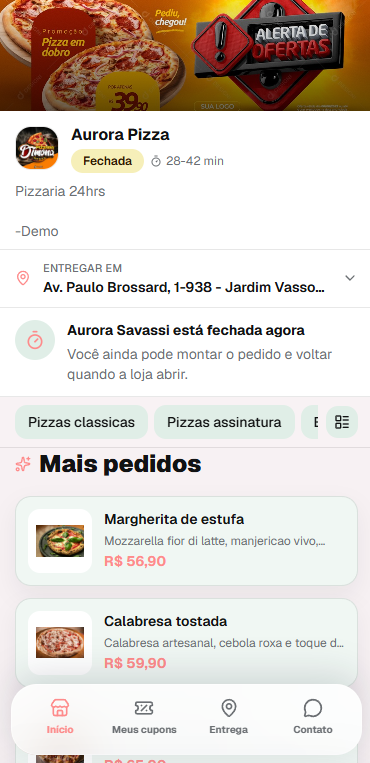 Loja Aurora Pizza